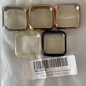Fitbit Versa - Cases; Screen Protectors, used with Special Edition Watch